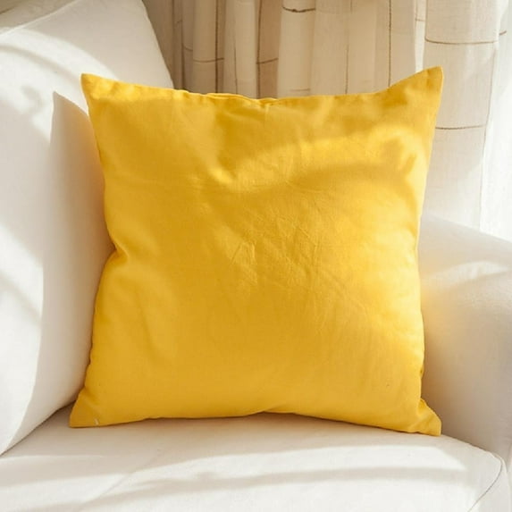 Egyptian Cotton 600 -TC Luxury 2 PC Pillow Cases European Size (26x 26 inches ) Yellow