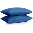 thumbnail image 1 of Egyptian Cotton 600 -TC Luxury 2 PC Pillow Cases Standard Size ( 20 x 26 inches ) Royal Blue Solid Pillow Covers, 1 of 5