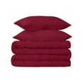 thumbnail image 1 of Egyptian Cotton 700 Thread Count Duvet Set, King/ California King, Burgundy, 1 of 3