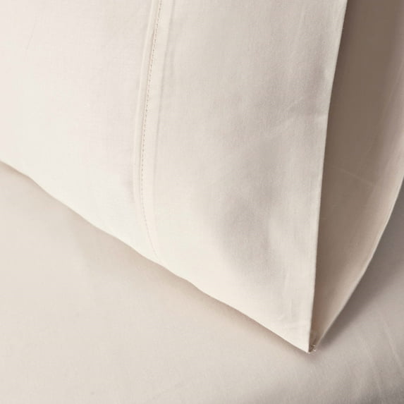Egyptian Cotton 700 Thread Count Pillowcase Set, King, Ivory