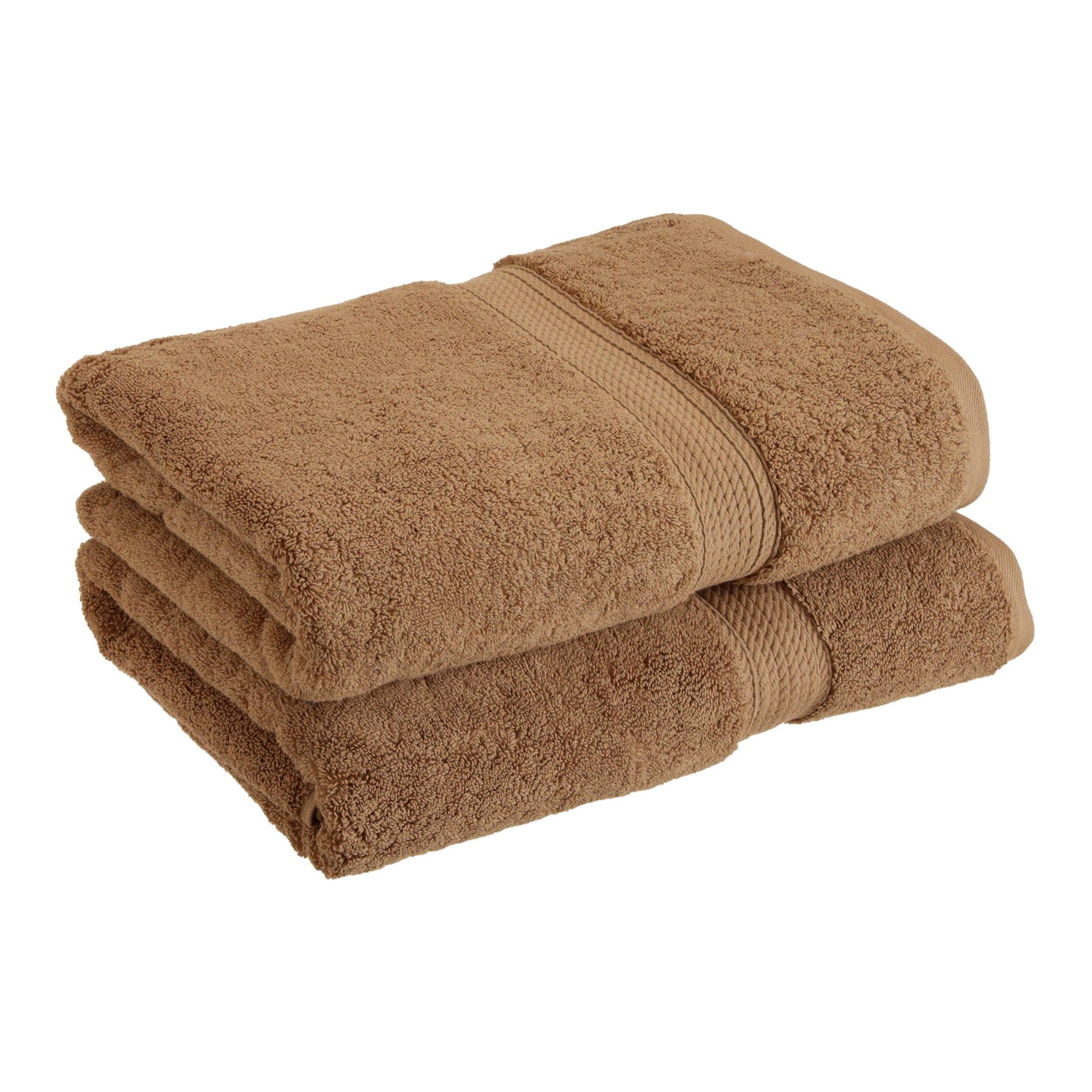 Egyptian Cotton 900 GSM Hotel Quality 2-Piece Bath Towel Set Latte