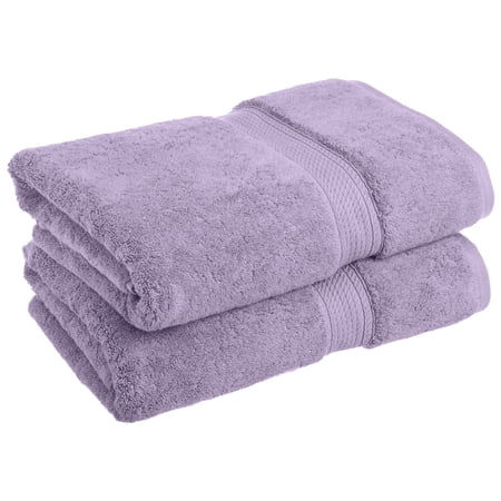 Egyptian Cotton 900 GSM Hotel Quality 2-Piece Bath Towel Set Purple