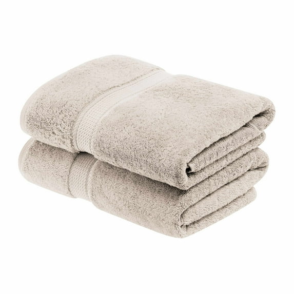 Egyptian Cotton 900 GSM Hotel Quality 2-Piece Bath Towel Set Stone