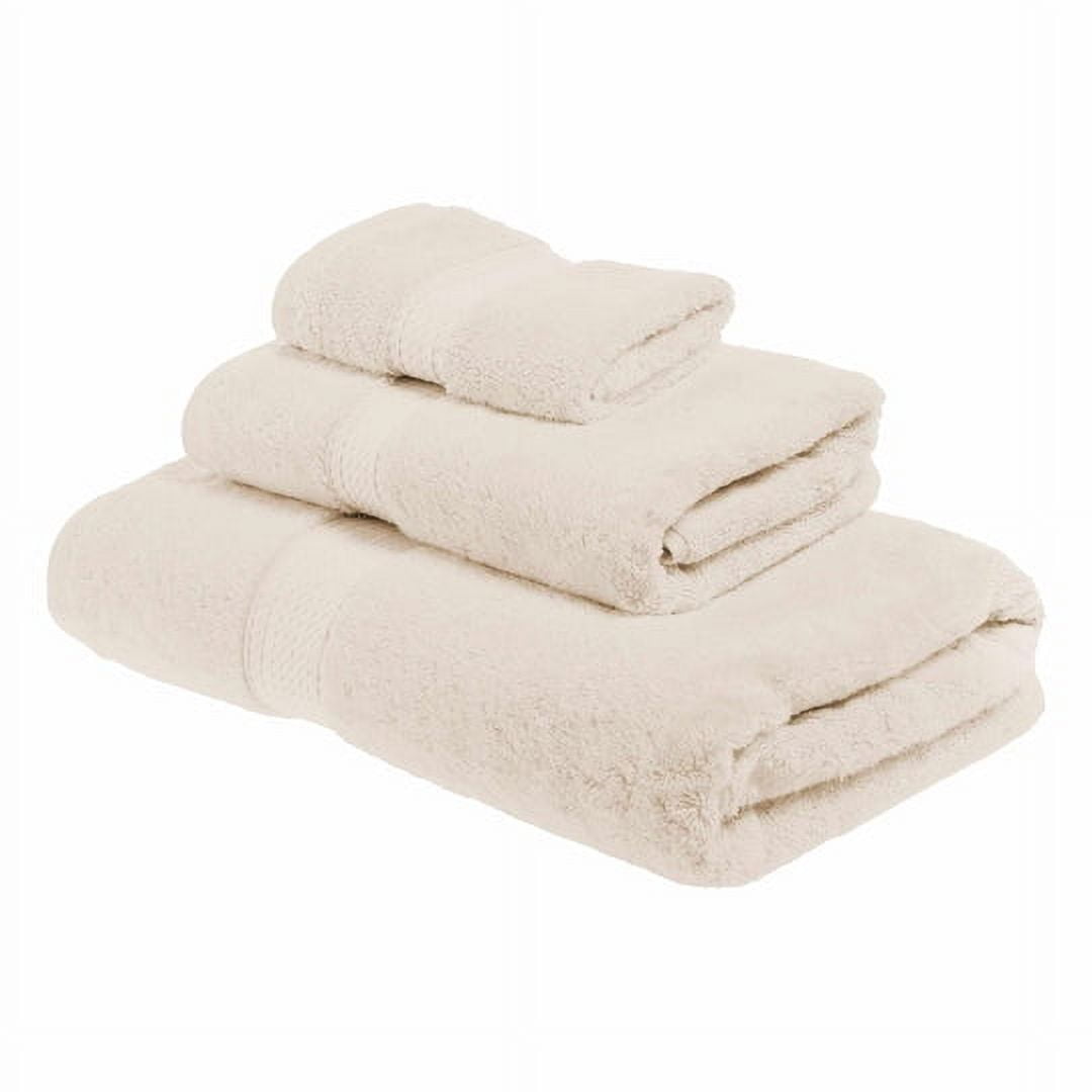 Egyptian Cotton 900 GSM Hotel Quality 3-Piece Towel Set, 1 Face, 1 Hand, and 1 Bath Cream