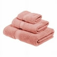 thumbnail image 1 of Egyptian Cotton 900 GSM Hotel Quality 3-Piece Towel Set, 1 Face, 1 Hand, and 1 Bath Tea Rose, 1 of 3