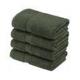 thumbnail image 1 of Egyptian Cotton 900 GSM Hotel Quality 4-Piece Hand Towel Set Forest Green, 1 of 3