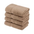 thumbnail image 1 of Egyptian Cotton 900 GSM Hotel Quality 4-Piece Hand Towel Set Latte, 1 of 3
