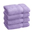 thumbnail image 1 of Egyptian Cotton 900 GSM Hotel Quality 4-Piece Hand Towel Set Purple, 1 of 1