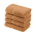 thumbnail image 1 of Egyptian Cotton 900 GSM Hotel Quality 4-Piece Hand Towel Set Rust, 1 of 3