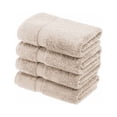 thumbnail image 1 of Egyptian Cotton 900 GSM Hotel Quality 4-Piece Hand Towel Set Stone, 1 of 3