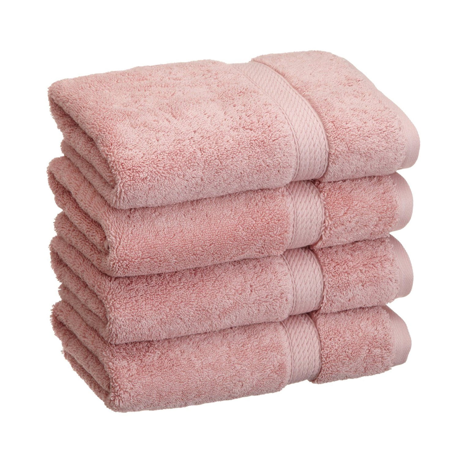 Egyptian Cotton 900 GSM Hotel Quality 4-Piece Hand Towel Set Tea Rose