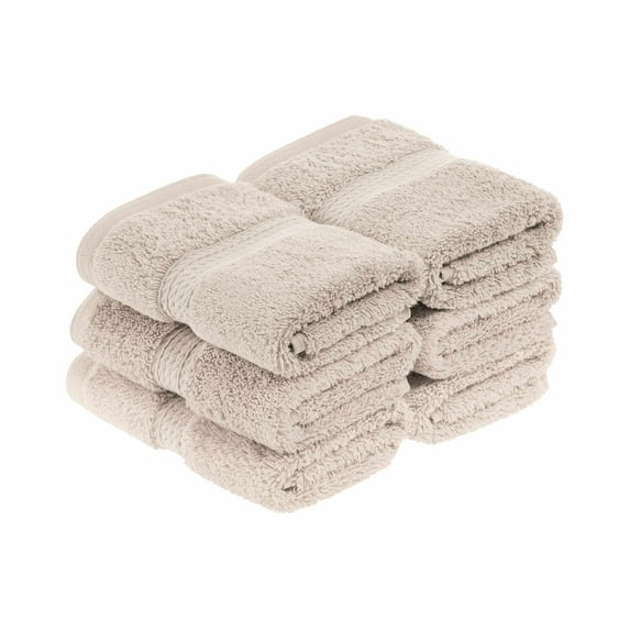 Egyptian Cotton 900 GSM Hotel Quality 6-Piece Face Towel Set Stone
