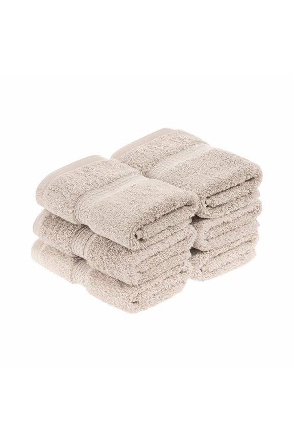 Egyptian Cotton 900 GSM Hotel Quality 6-Piece Face Towel Set Stone