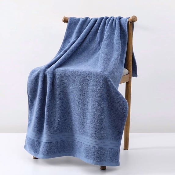 Egyptian Cotton Bath Towels 24×47 Inch, 100% Cotton 800 GSM Bath Towels, Highly Absorbent Ultra Soft Skin-Friendly Low-Lint Luxury Bath Towels for Home, Guest Room, Gym and Pool Use