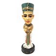 thumbnail image 1 of Egyptian Dynasty Queen Ruler Nefertiti Wife Of Pharaoh Bobblehead Figurine Egypt Toy Collectible, 1 of 3