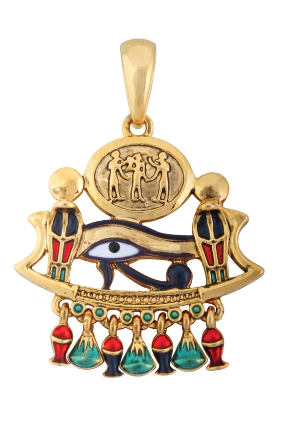 Egyptian Eye of Horus God Pendant Jewelry Accessory Egypt Necklace Art
