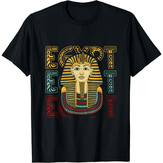 Egyptian Gifts Pharaoh Pyramid Cairo Nile Egypt T-Shirt Black X-Large
