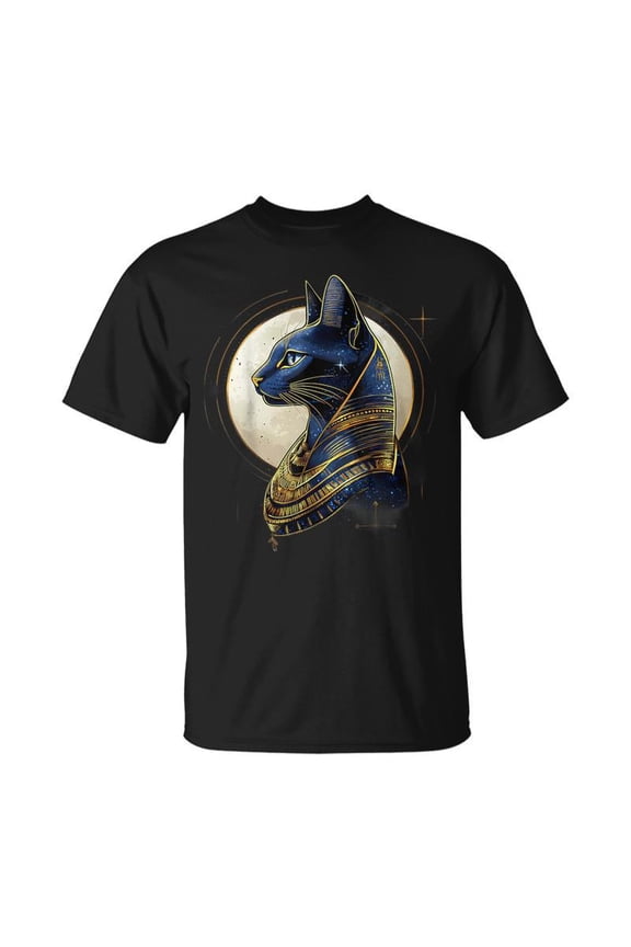 Egyptian God Bastet Cat Mythology Ancient Egypt Goddess Feline Unisex T-Shirt, for men & women, up to size 5XL