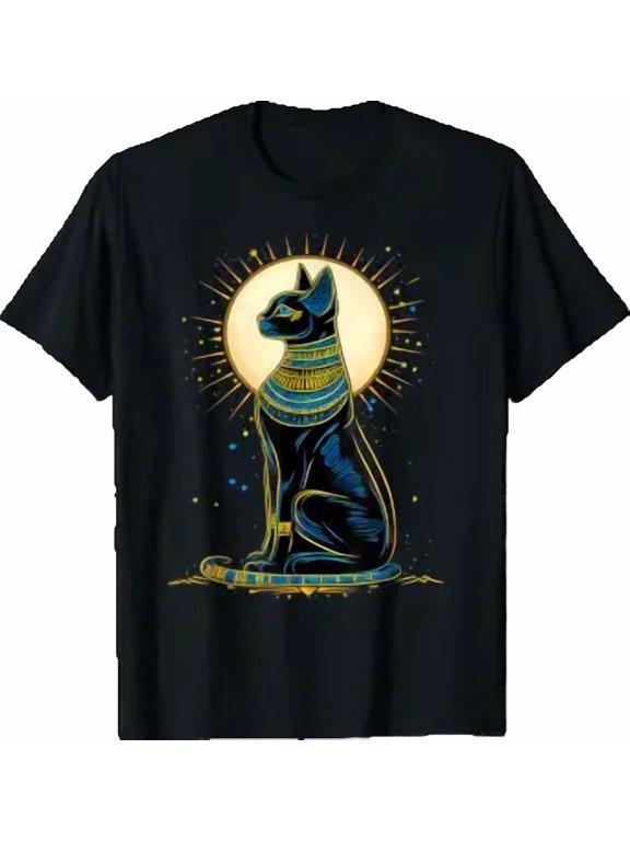 Egyptian God Cat Egyptology Tutankhamun Bastet Ancient Egypt T-Shirt