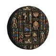 Egyptian Hieroglyphs And Deities Spare Wheel Tire Cover for Grand