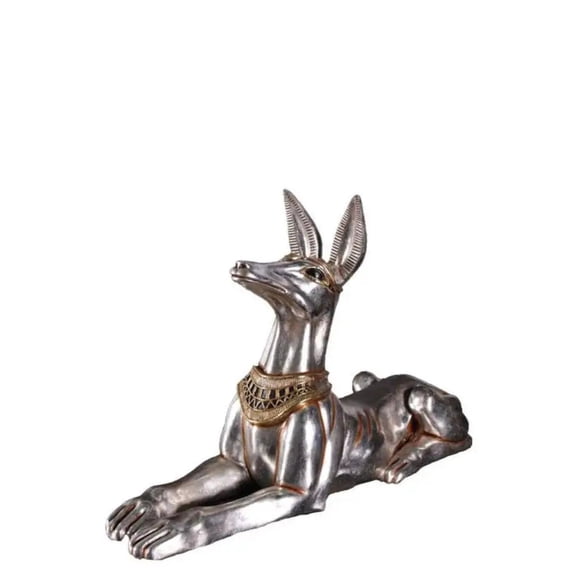 Egyptian Jackal God Life Size Statue