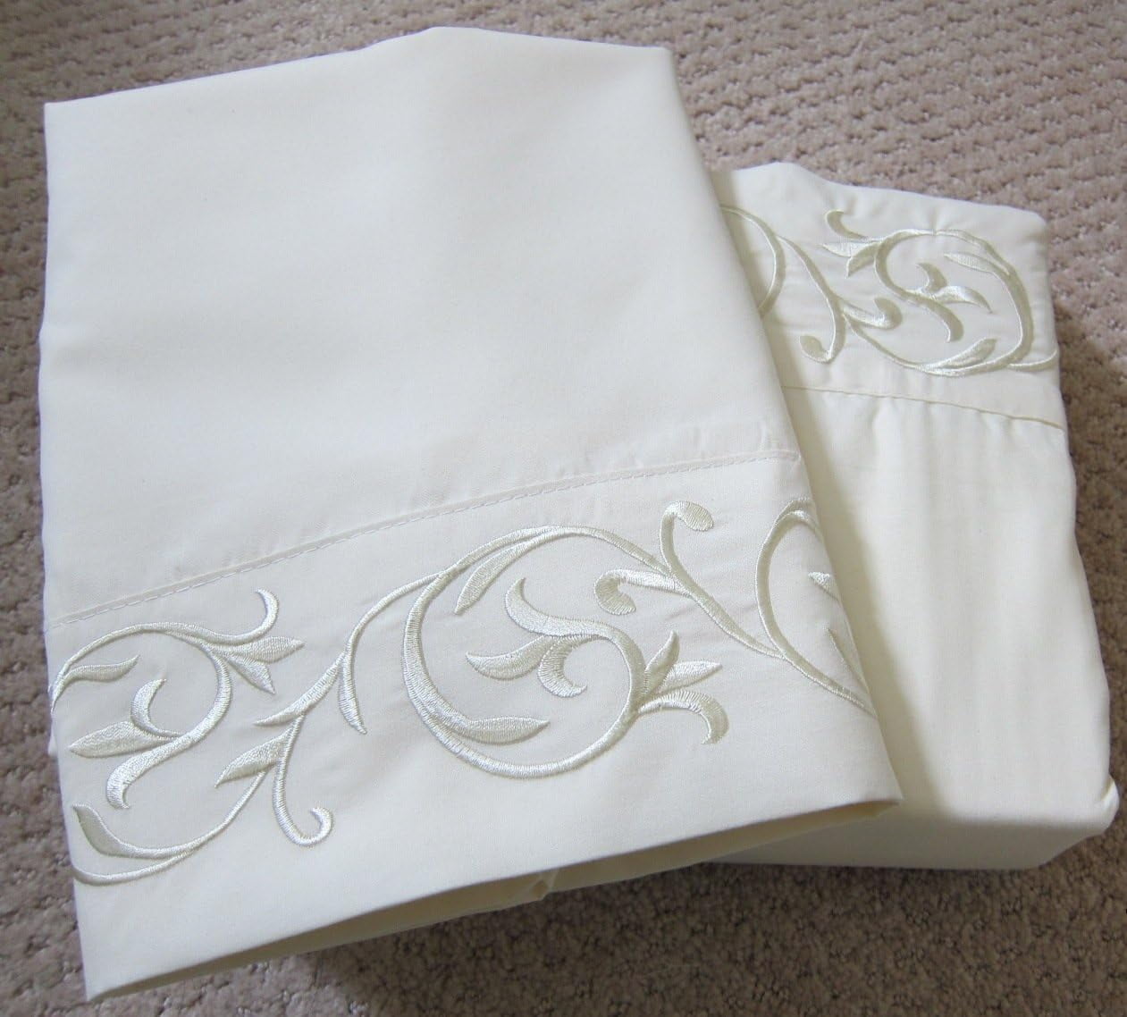 Egyptian Luxury Microfiber Embroidered Sheet Set