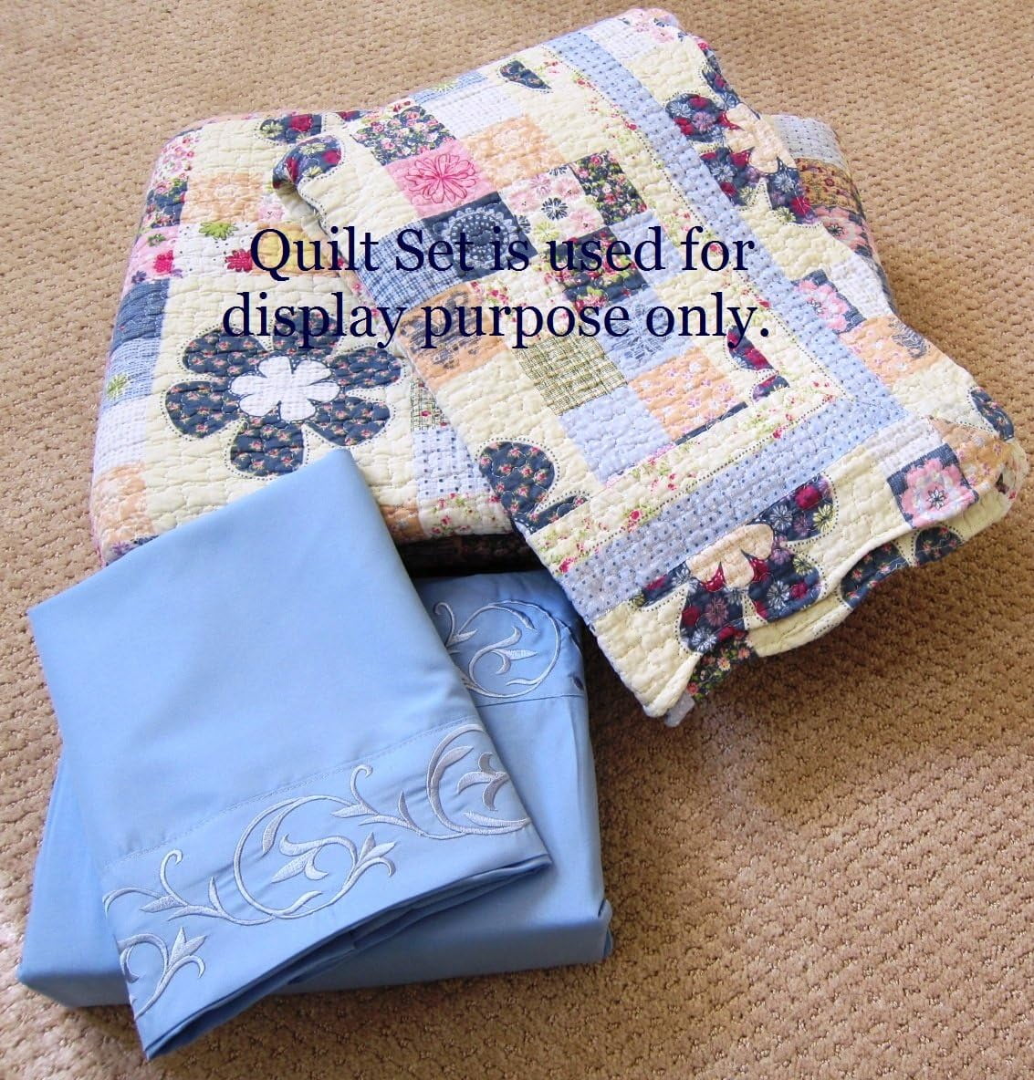 Egyptian Luxury Microfiber Embroidered Sheet Set