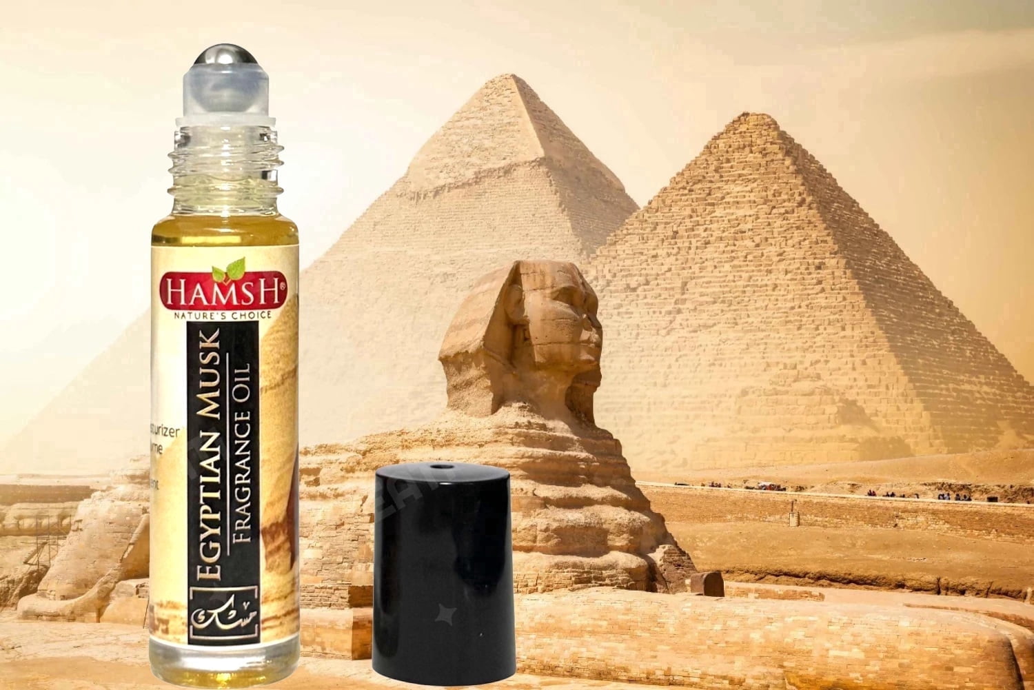 HAMSH, Egyptian Musk Oil, 10ml roll-on, Unisex External Use