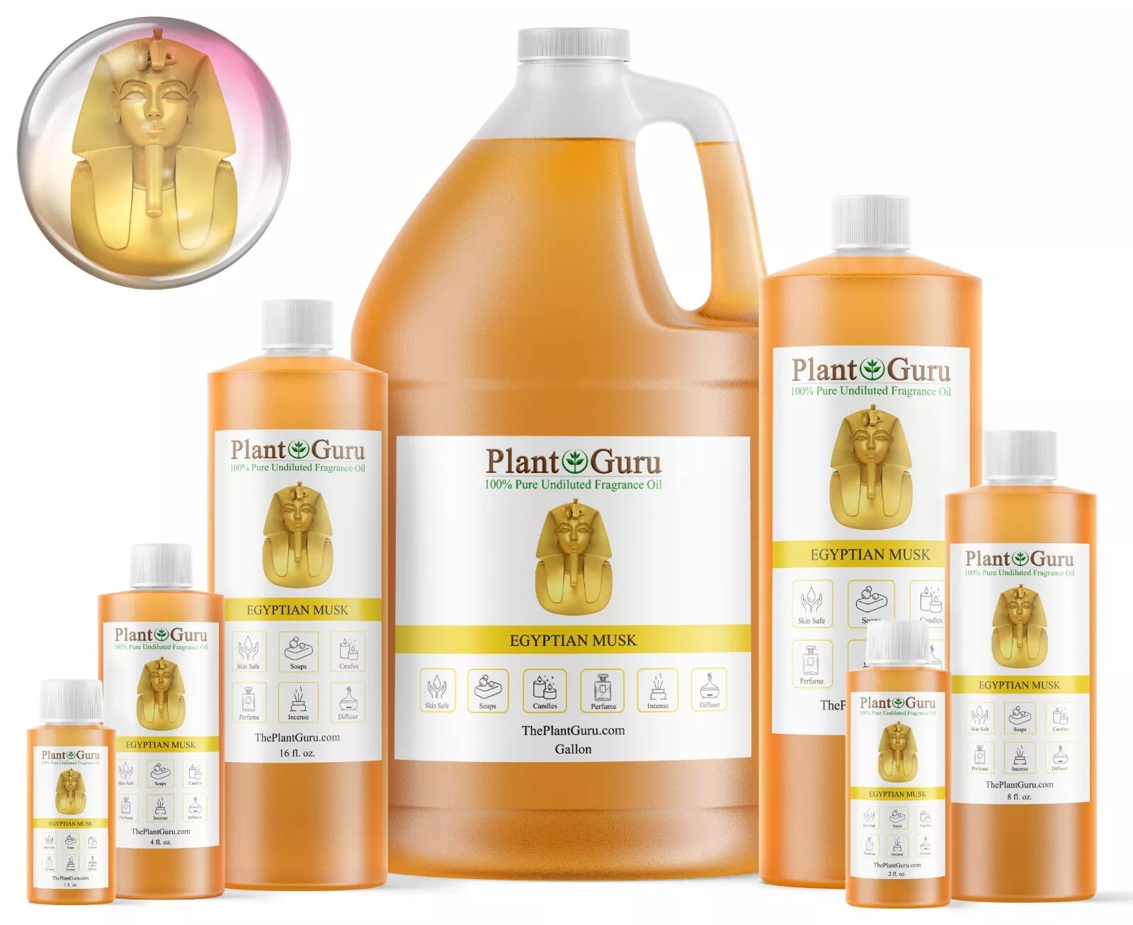 Egyptian Musk Perfume Fragrance Body Oil For Skin, Candle Soap Making