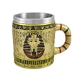 thumbnail image 1 of Egyptian Pharaoh Golden Coffee Mug 12 oz., 1 of 3