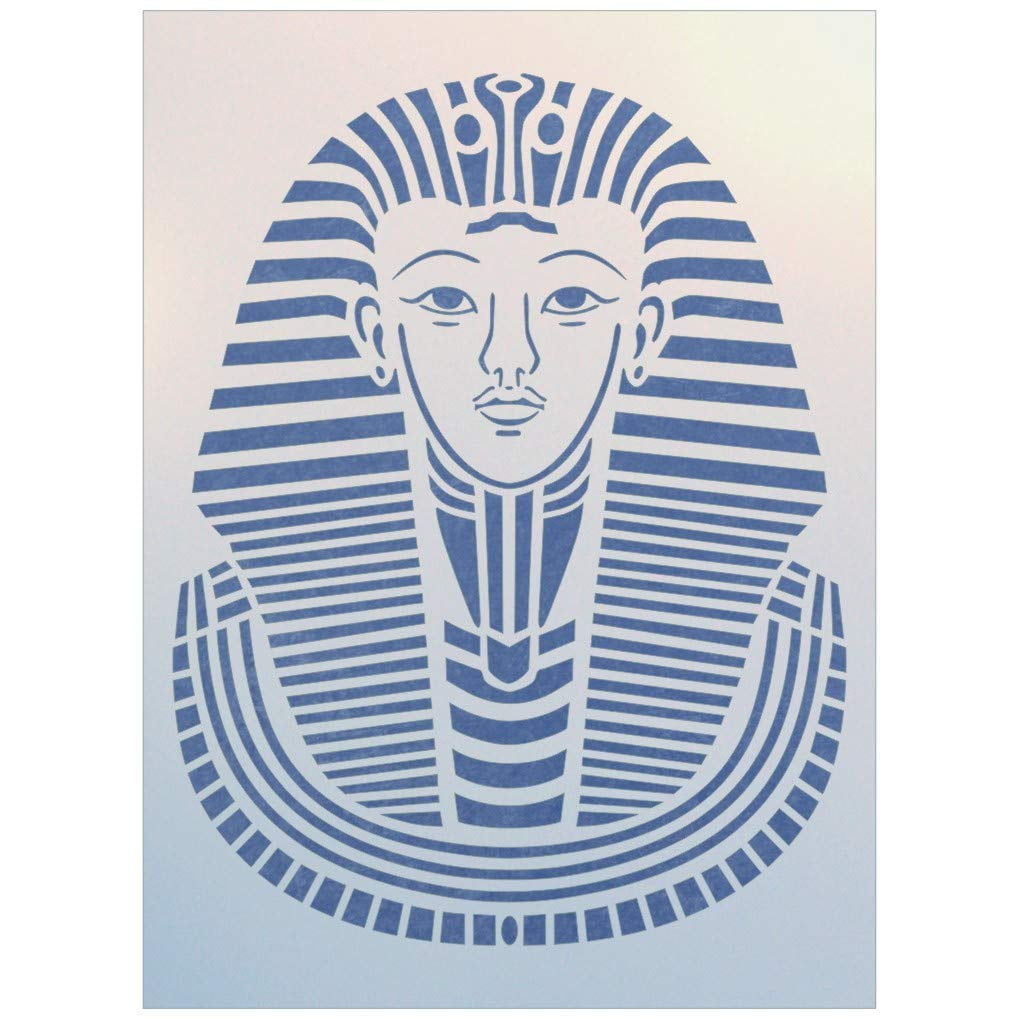 Egyptian Pharaoh Stencil Hieroglyphics Classic Egyptian Symbol