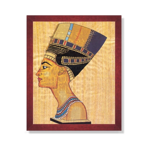 Egyptian Queen Wall Decor Kids Room Contemporary Picture Framed Art Print