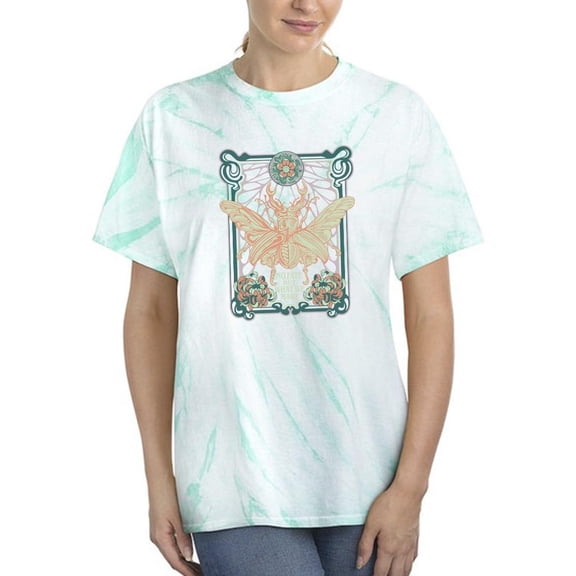 Egyptian Scarab Art Nouveau Tie Dye Cyclone Women -Image by Shutterstock, Female x-Large