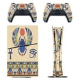 thumbnail image 1 of Egyptian Scarab Print PS5/PS5 Pro/PS5 Slim Digital Disc Skin Sticker For Console And Controller Skins, 1 of 7