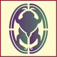 thumbnail image 1 of Egyptian Scarab Stencil - Hieroglyphics Classic Egyptian Symbol Egyptian Gods DIY Art & Craft Reusable Sturdy Flexible Painting Template 10 mil Plastic Mylar Craft Stencils - The Artful Stencil, 1 of 3