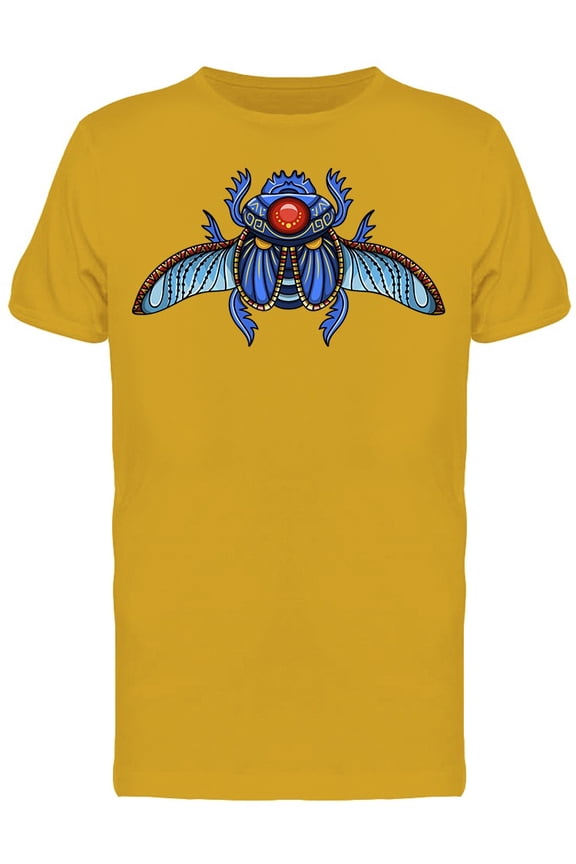 Egyptian Scarab Symbol Graphic T-Shirt Men -Image by Shutterstock, Male Large