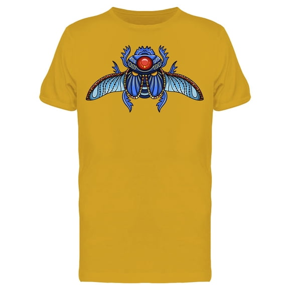 Egyptian Scarab Symbol Graphic T-Shirt Men -Image by Shutterstock, Male Small