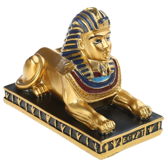 Egyptian Sphinx Figurine Resin Decoration for Bookshelves or Desk Display