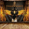 thumbnail image 1 of Egyptian Tapestry, Ancient Egypt Civilizations Anubis Thoth Tapestry Wall Hanging For Bedroom, Tapestries Poster Blanket College Dorm Home Decor 60X40Inches, 1 of 4