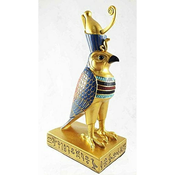 Egyptian War Sky & Protection Deity Royal Horus Falcon Bird Figurine Sculpture