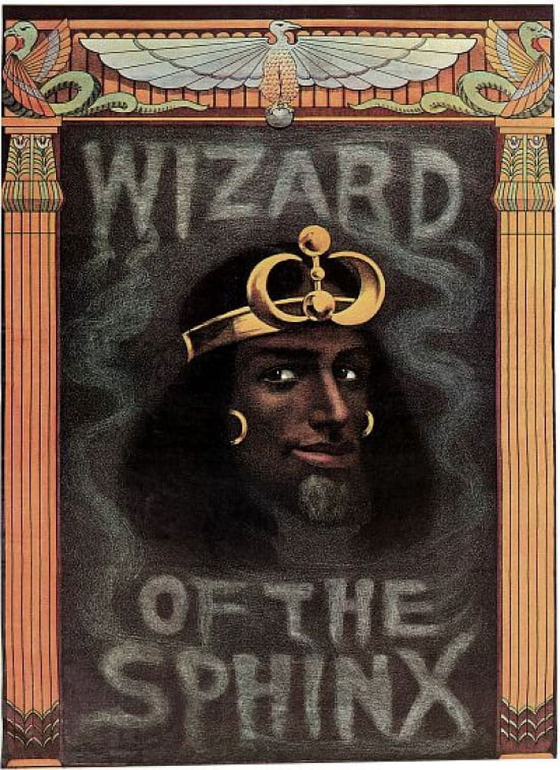 Egyptian Wizard Of The Sphinx Magic Canvas Art - (18 x 24)