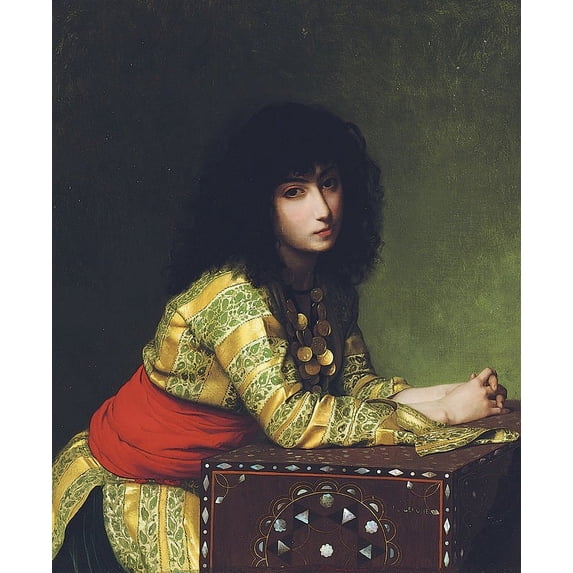 Egyptian girl (circa 1877) Poster Print by Jean-Léon Gérôme (18 x 24)