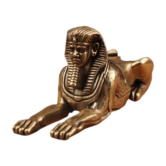 Egyptians Styles Sphinx Statue Figurines Decorative Collectible Figurines for Living Room,Bookshelfs,Side Table Decorations