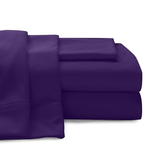 Egyption Collection 100% Cotton Flannel Sheet Set 4-Piece Bed Set