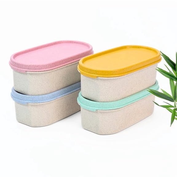 Eha Earth Friendly Storage Containers For Kitchen With Lid | Kitchen Containers Set of 4 | 600 ml