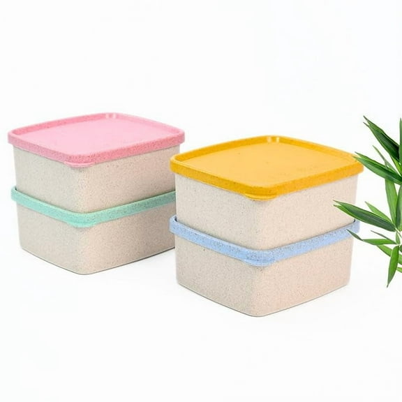 Eha Earth Friendly Storage Containers With Lid | Set of 4 | 500 ml each