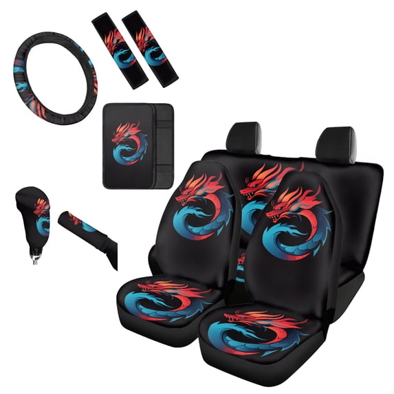 Eheartsgir 10 Pieces Car Seat Covers Sets, with Car Seat Covers Full ...