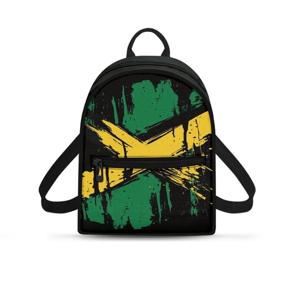 Eheartsgir Abstract Art Design Small Travel Purse Backpack Lightweight Small Backpack for Work Shopping, Polyester Front Pocket Mini Backpack