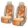 thumbnail image 1 of Eheartsgir Autumn Maple Leaf Print Car Front Seat Covers for Most Vehicles, Non Slip Scratchproof Car Seat Cover 2-Pack Polyester Front Car Seat Covers, 1 of 7
