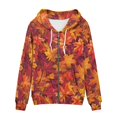 thumbnail image 1 of Eheartsgir Autumn Sweatshirt Maple Leaves Zip Up Hoodie with Pocket Womens Hoodies for Fall Spring Streetwear Long Sleeve Tops for Autumn Winter, 1 of 5